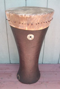 African peg drum.