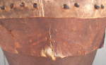 An underlying skin to the peg drum.